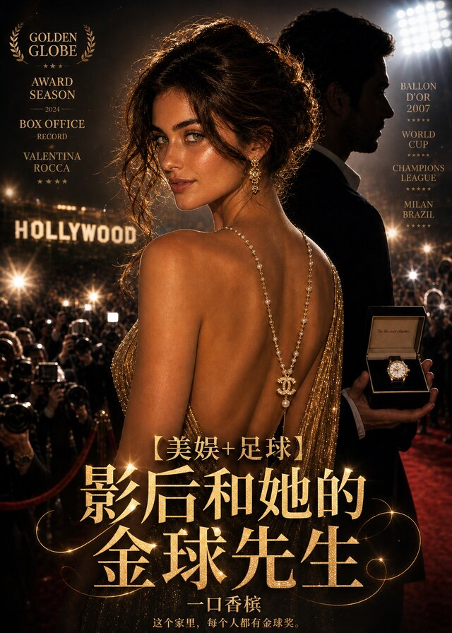 【美娱+足球】影后和她的金球先生
